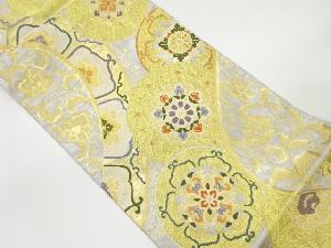 花唐草に華紋模様織出し袋帯